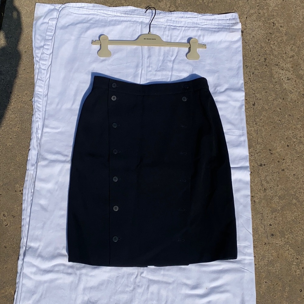 Burberry Classic Wool Pencil Skirt